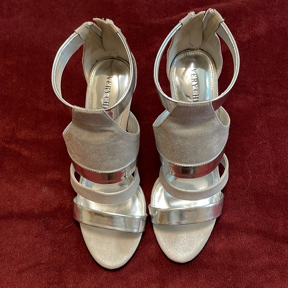 Silver heels
